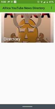 Africa YouTube News Directory screenshot 1