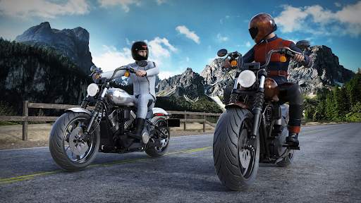 Highway Stunt Bike Rider - VR screenshot 1