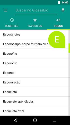 Glossário de Biologia screenshot 1