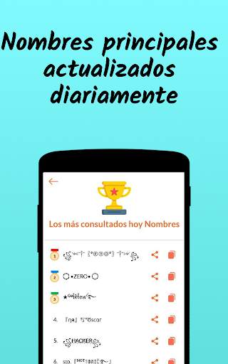 Aplicación de apodo screenshot 4