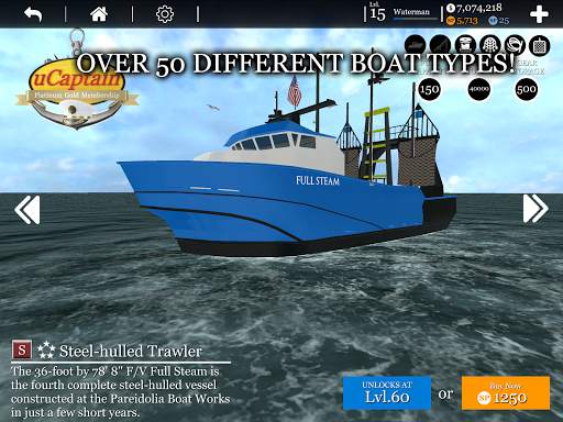 uCaptain: Boat Fishing Game 3D screenshot 15
