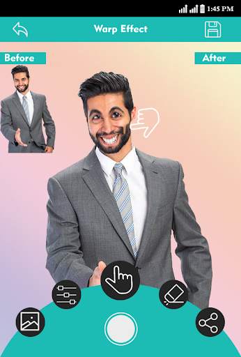 Crazy Face maker Funny Photo Warp Editor screenshot 2