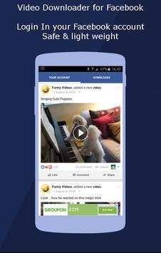 Video Downloader for Facebook screenshot 1