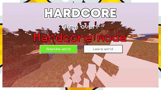 Hardcore Mod for Minecraft screenshot 1
