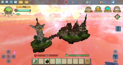 Sky Block-Survive&Build online screenshot 1