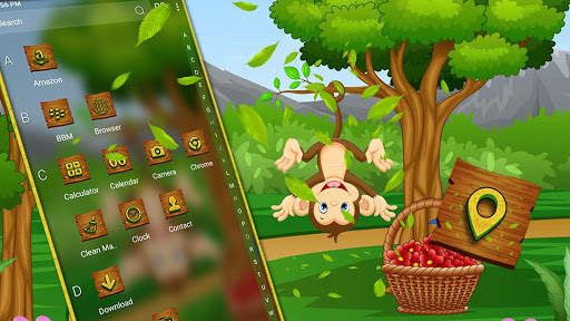 Hanging Monkey Tree Launcher Theme screenshot 5