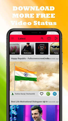 Indian Video Status App 2020 स्क्रीनशॉट 2