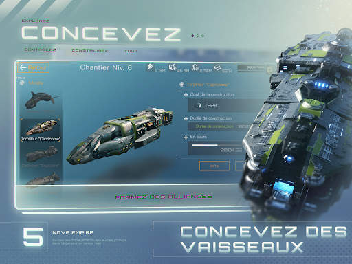 Nova Empire: MMO de stratégie screenshot 11