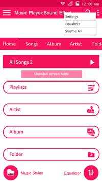 Music Player Sound Effect screenshot 2