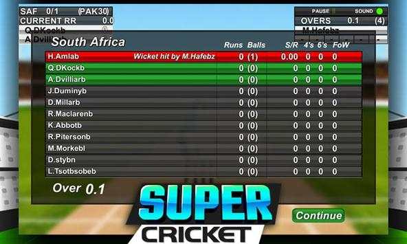 Super Cricket Championship screenshot 7