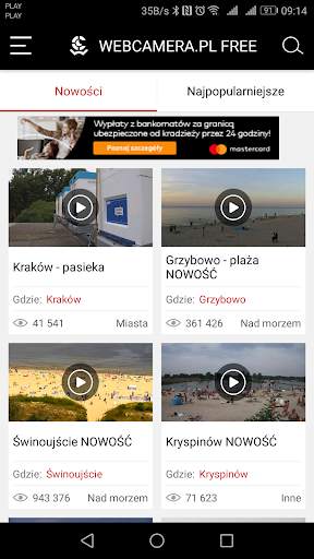 WebCamera.pl - kamery na żywo скриншот 4