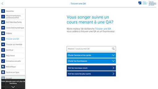 OEEO application des membres screenshot 12