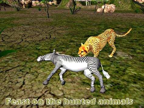 Angry Cheetah Attack Sim 3D screenshot 7