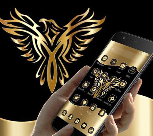 Gold Luxury Eagle Theme screenshot 5