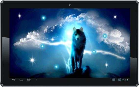 Wolves Night live wallpaper screenshot 1
