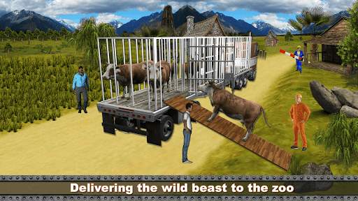 Farm Animal Transporter Truck Simulator 2017 screenshot 2
