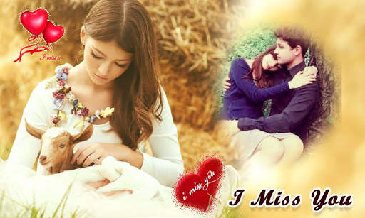 Free I Miss You Photo Frames स्क्रीनशॉट 4