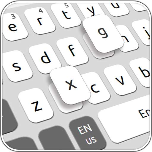Simple Black White Keyboard 10001006