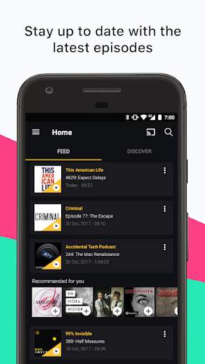 Acast - Podcast Player 1 تصوير الشاشة