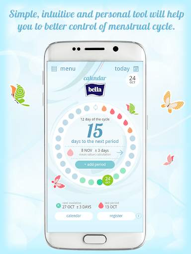 Bella Period Calendar screenshot 1