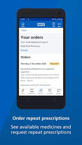 NHS App screenshot 4
