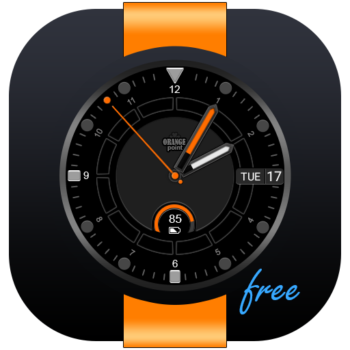 Orange Point Free Watch Face icon