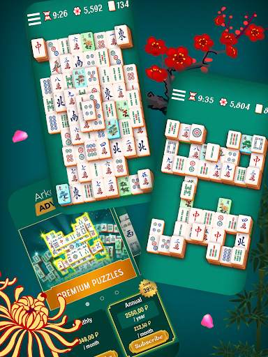 Classic Majong Solitaire Game screenshot 1