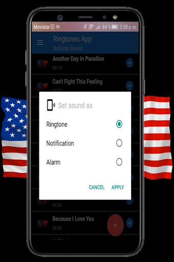 American ballads music ringtones screenshot 2