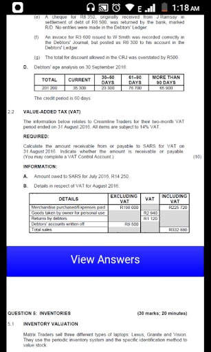 Grade 12 Accounting Mobile Application screenshot 4