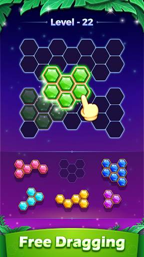 Hexa Block Puzzle - Classic Block Games screenshot 2