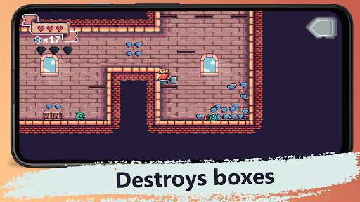 King vs Pigs : Collecting gems screenshot 3