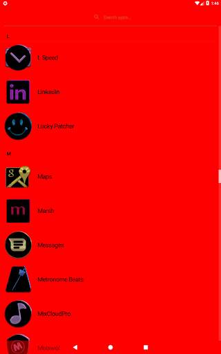 Black and Colors Icon Pack screenshot 20
