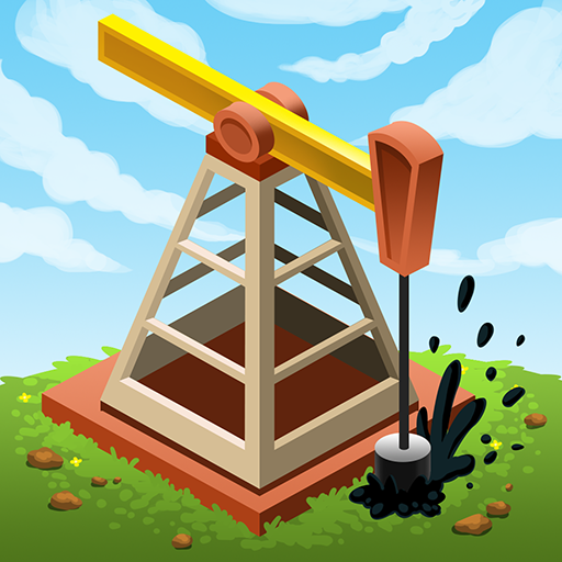 Oil Tycoon idle tap miner game आइकन