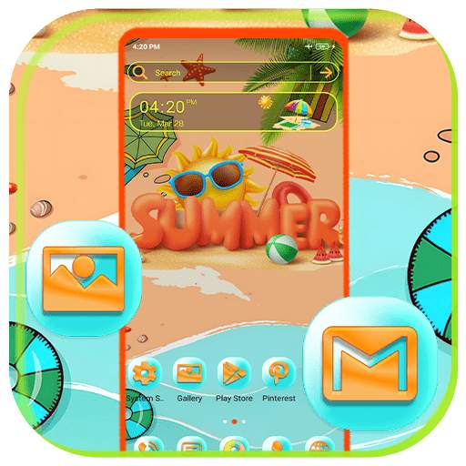 Summer Theme Launcher 1.0.0