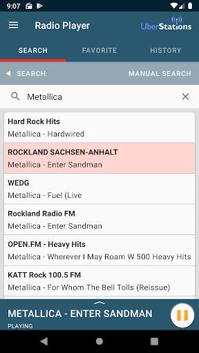 Internet Radio Player 1 تصوير الشاشة