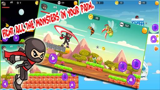 ninja run: jungle adventure game. adventure world. screenshot 8