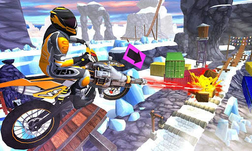 Modern Bike Stunt Racing - Moto Bike Shooting Game screenshot 2