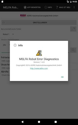 MELFA Robot Error Diagnostics screenshot 11