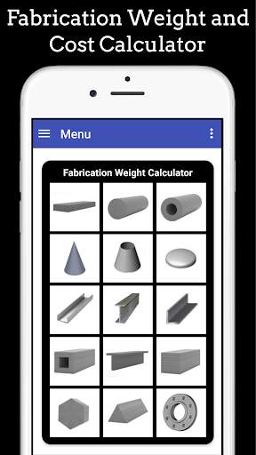 Fabrication Weight & Cost Calc screenshot 1