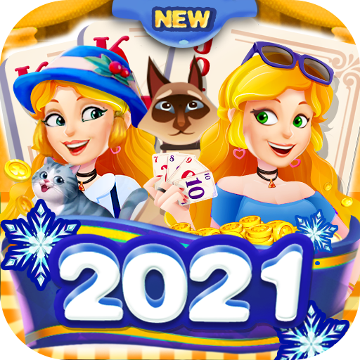 Solitaire Girl Dress Up! icon