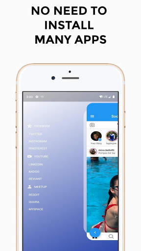 Social All in One app: Social Network Manager screenshot 3