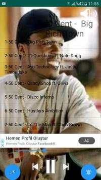 50 Cent ringtone and free musics screenshot 2