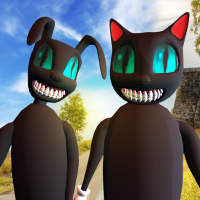 Scary Cartoon Cat Escape - Evi logo