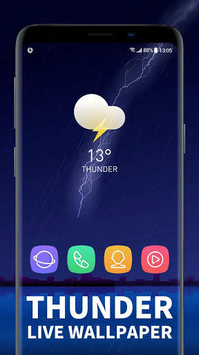 Weather Live Wallpaper for Free screenshot 1