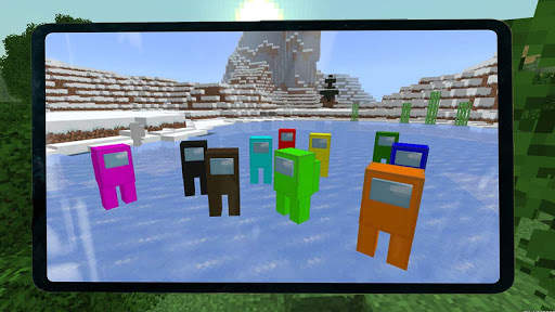 Mod Among Us for Minecraft PE   Skins & Map screenshot 2