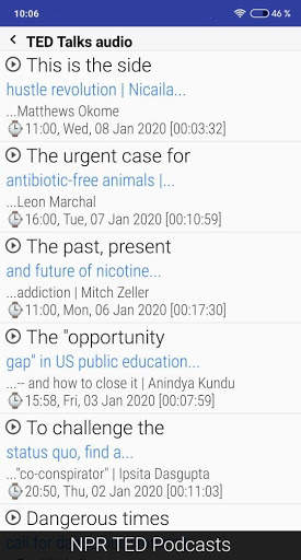TED talks download & play talks (tedx) NPR screenshot 6
