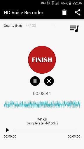 HD Voice Audio Recorder 2 تصوير الشاشة