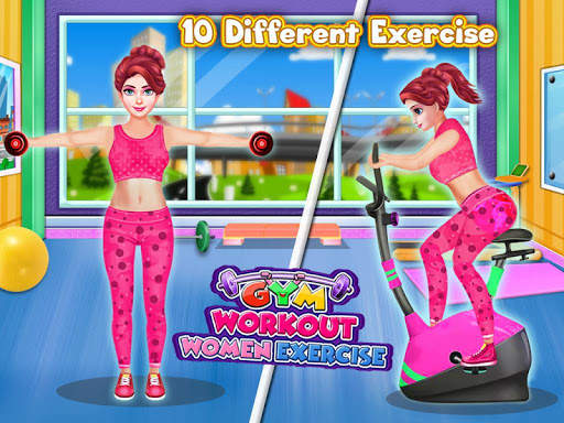 Gym Workout - Women Exercise Game screenshot 8