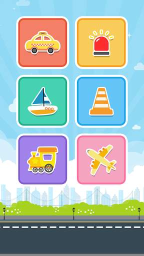 Vehicle Game - Police car, Fire truck, Train screenshot 2