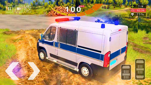 Police Van Gangster Chase - Police Bus Games 2020 screenshot 3